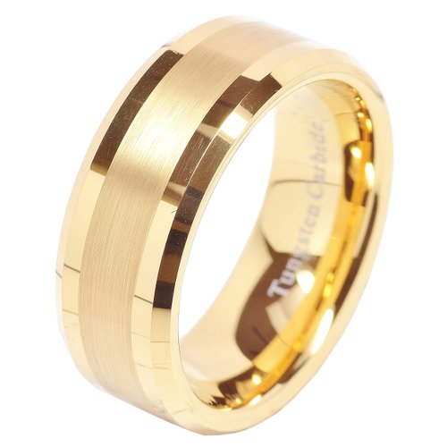 100S Jewelry 8Mm Men'S Tungsten Carbide Ring
