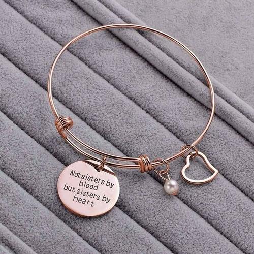 Crazy Beautiful Friends Forever Bangle Bracelet,Best Friends Forever,Bff jewelry 