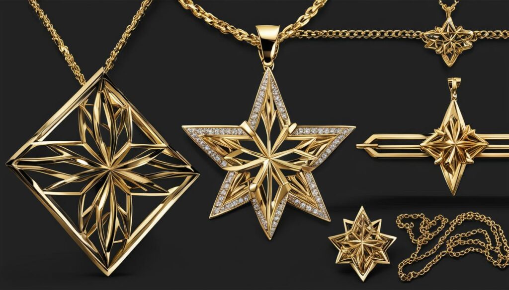 GLD Star Link Chain