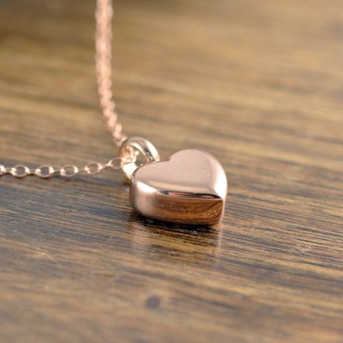 Rose Gold Heart Necklaces
