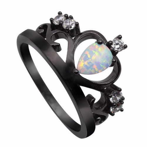 Stunning Fire Crown Opal Ring 3 Options
