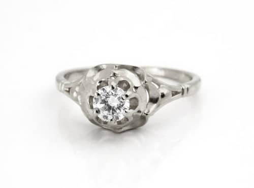 Antique Vintage Style Engagement Rings