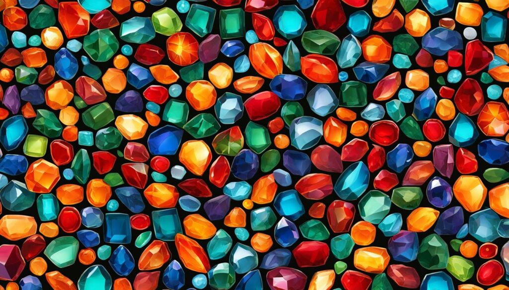 colorful gemstones