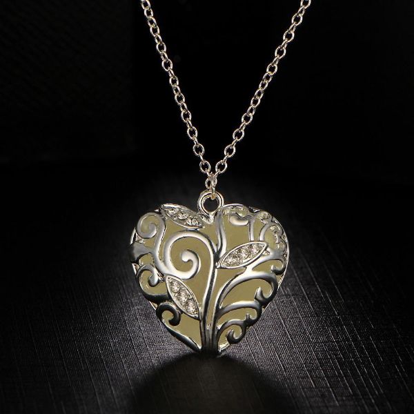 Glowing Heart Necklaces