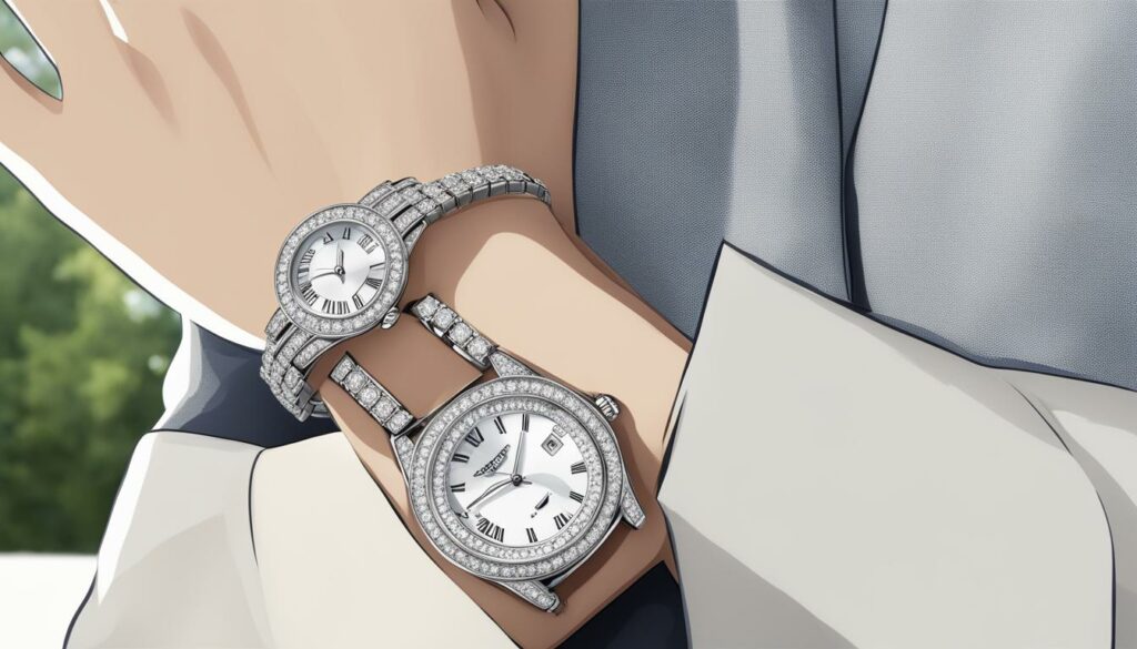 how to wear a tennis bracelet with a watch