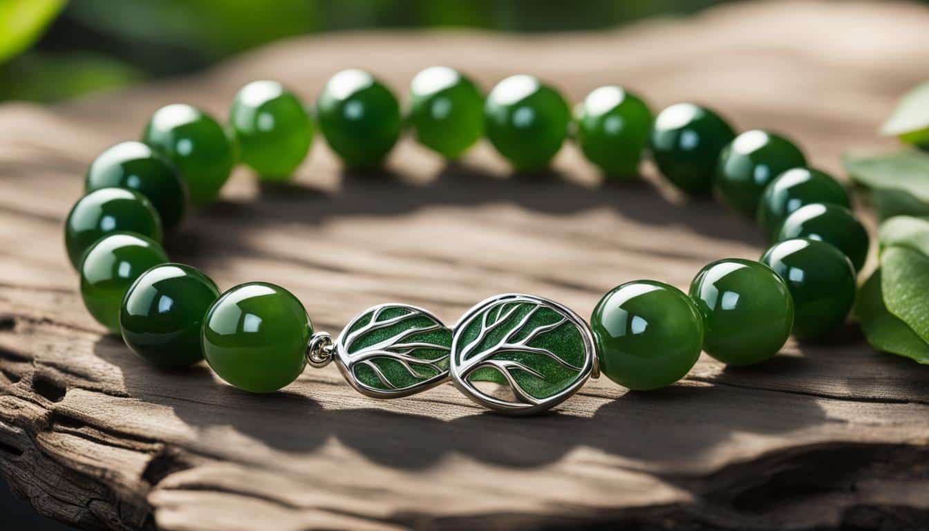 Natural Hetian Green Jade Feng Shui Lucky Peanut Bracelet – FS Treasure