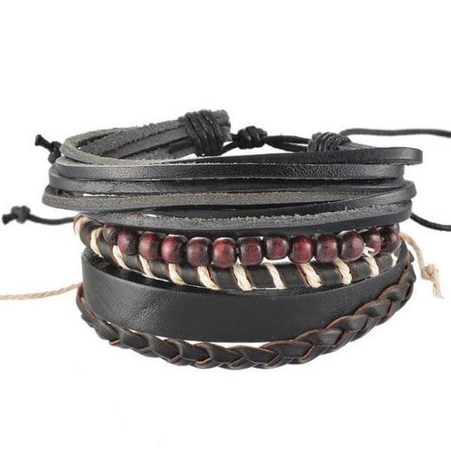 Leather Mens Bracelet