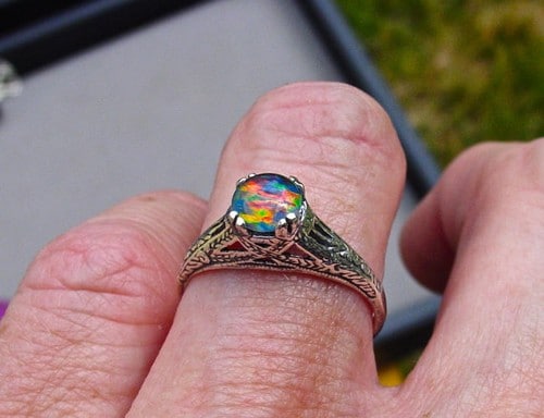 Opal Engagement Rings For Women