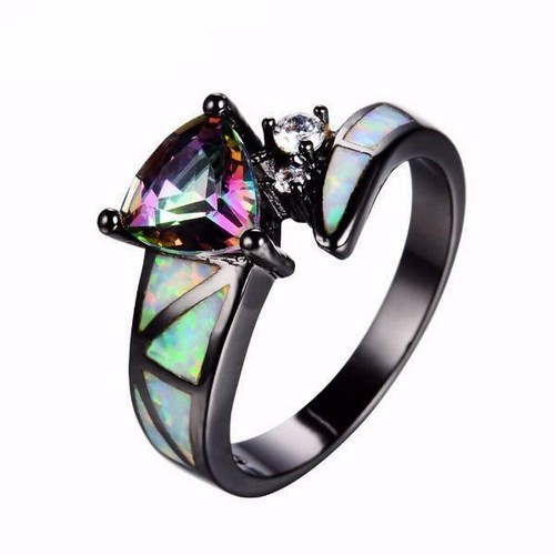 Opal Engagement Rings Silver