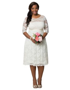 37+ Plus Sized Wedding Dresses that'll look Gorgeous on You (2020)