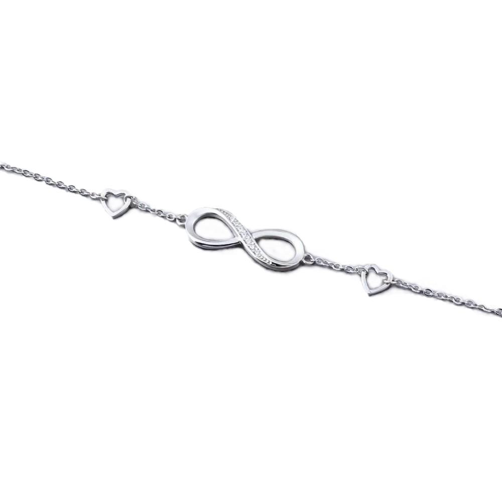 Sterling Silver Infinity Friendship Bracelet