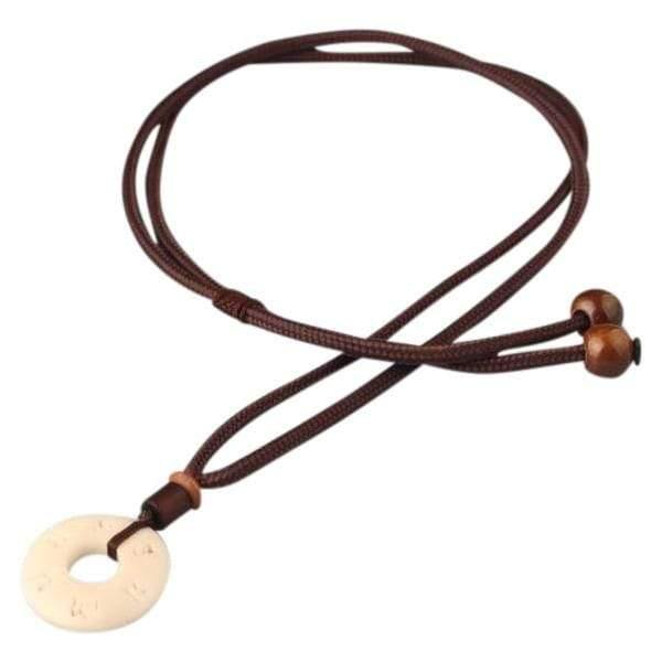 Charming Tagua Nut Pendant Necklace
