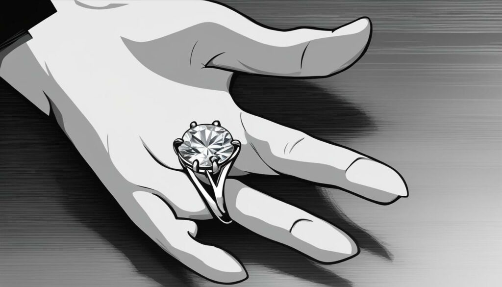 promise ring finger