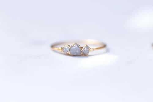 Rough Diamond Ring Engagement Rings