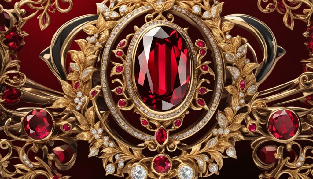 ruby and garnet jewelry