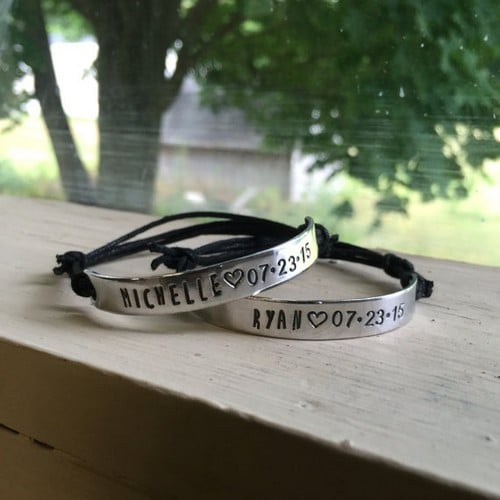 Silver Bracelets For Couples