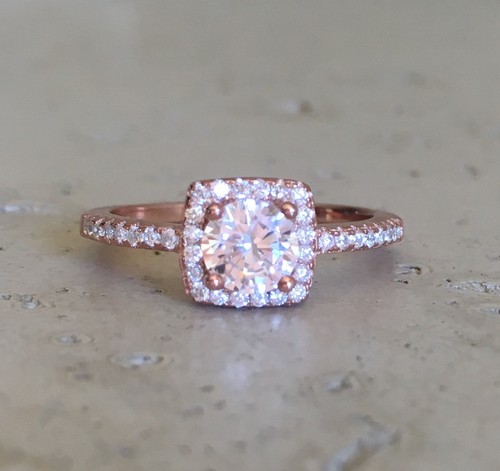Small Rose Gold Promise Ring