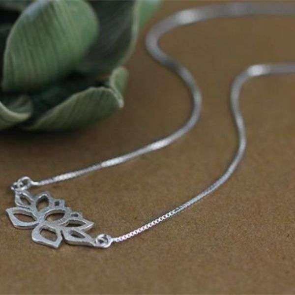 Sterling Silver Necklace Womens