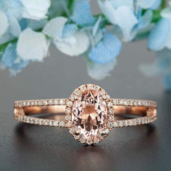Unique Rose Gold Engagement Rings