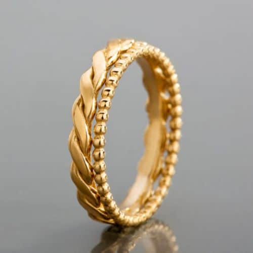 Wedding Rings Gold Band