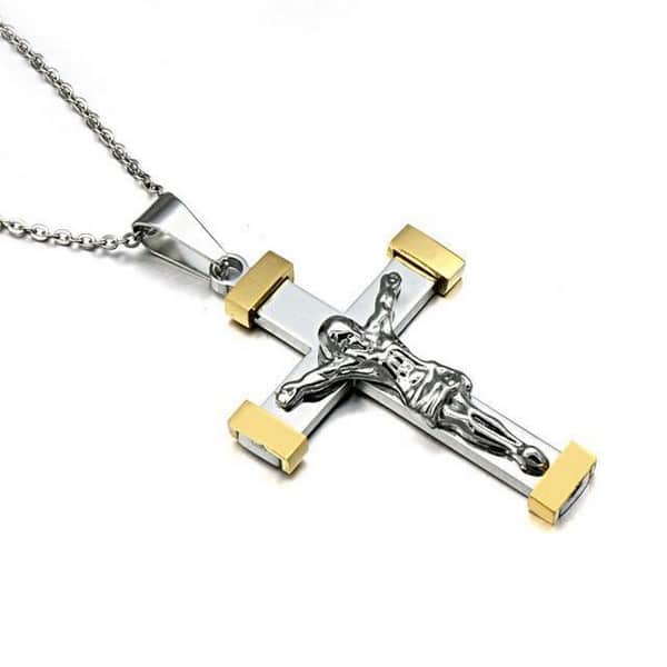 White Gold Cross Necklaces