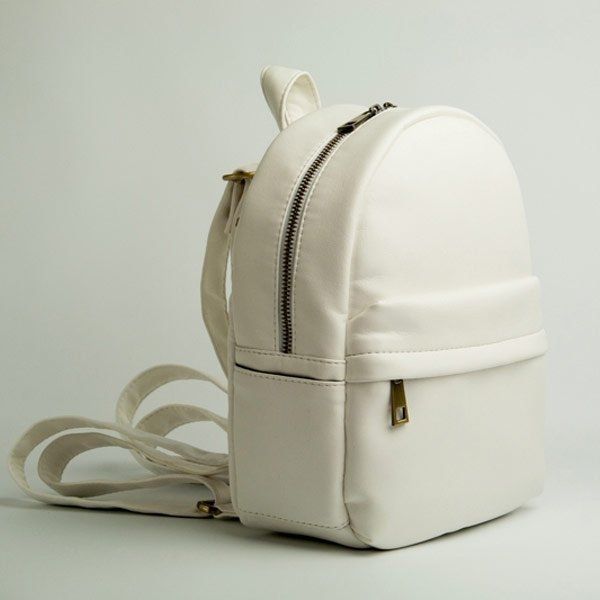 White Mini Backpack
